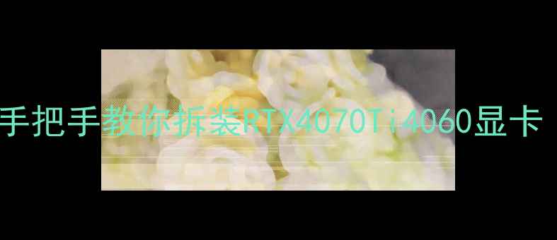 图片 显卡拆解全攻略手把手教你拆装RTX4070Ti4060显卡（附避坑指南）2