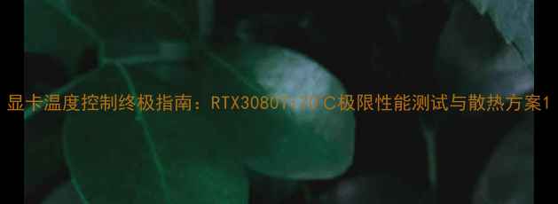 图片 显卡温度控制终极指南：RTX3080Ti70℃极限性能测试与散热方案1