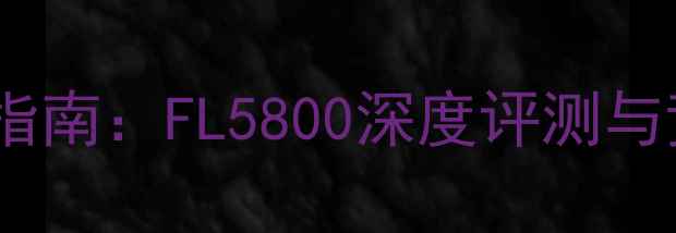 图片 显卡选购指南：FL5800深度评测与竞品对比2