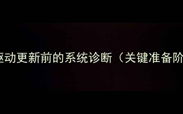 图片 显卡驱动更新前的系统诊断（关键准备阶段）2