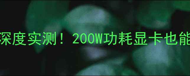 图片 普力魔P115E显卡散热器深度实测！200W功耗显卡也能压到45℃？附选购攻略1