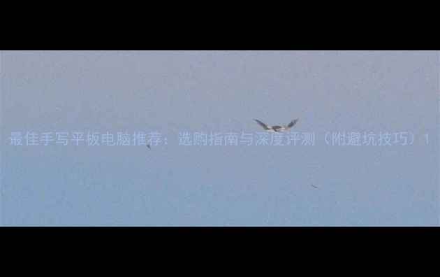 图片 最佳手写平板电脑推荐：选购指南与深度评测（附避坑技巧）1