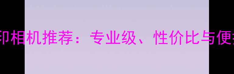 图片 最佳水印相机推荐：专业级、性价比与便携性全2