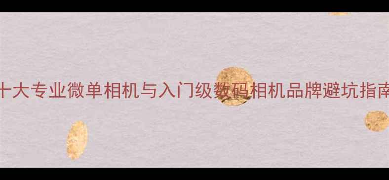 图片 最新推荐：十大专业微单相机与入门级数码相机品牌避坑指南及选购攻略