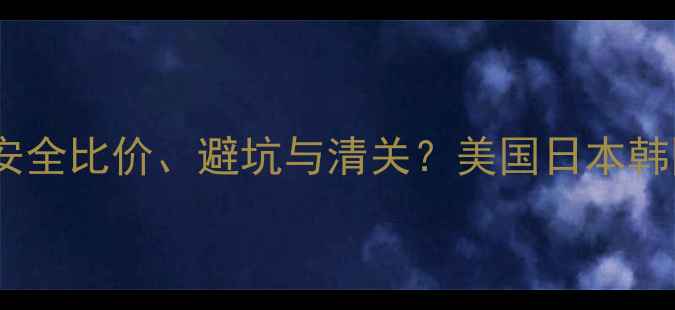 图片 海外购显卡全攻略：如何安全比价、避坑与清关？美国日本韩国主流电商平台对比评测2