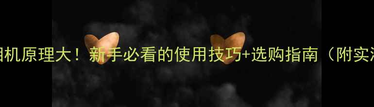 图片 热成像相机原理大！新手必看的使用技巧+选购指南（附实测对比）