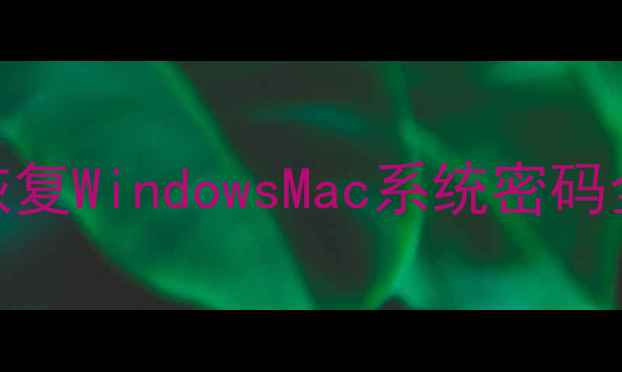 图片 电脑密码忘记怎么办？5步恢复WindowsMac系统密码全攻略（含数据备份指南）1