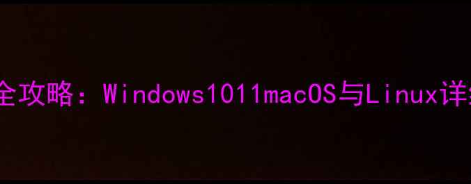 图片 电脑开机时间查询全攻略：Windows1011macOS与Linux详细指南（附图解）2