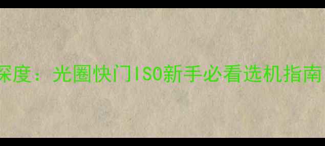 图片 相机三大核心参数深度：光圈快门ISO新手必看选机指南（附参数对照表）1