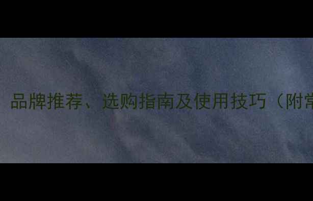 图片 相机内存卡全：品牌推荐、选购指南及使用技巧（附常见型号对比）