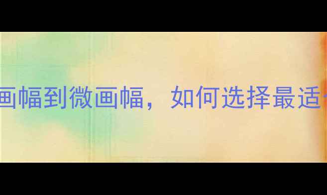 图片 相机画幅全：从全画幅到微画幅，如何选择最适合你的摄影设备？1