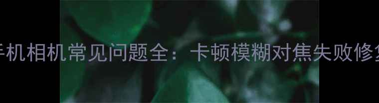 图片 红米2手机相机常见问题全：卡顿模糊对焦失败修复指南2