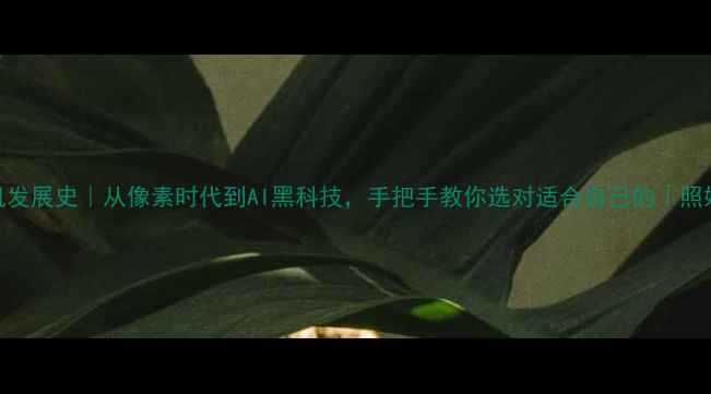 图片 美颜相机发展史｜从像素时代到AI黑科技，手把手教你选对适合自己的「照妖镜」✨