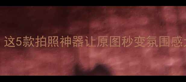 图片 美颜相机推荐TOP10！这5款拍照神器让原图秒变氛围感大片｜美颜相机测评2