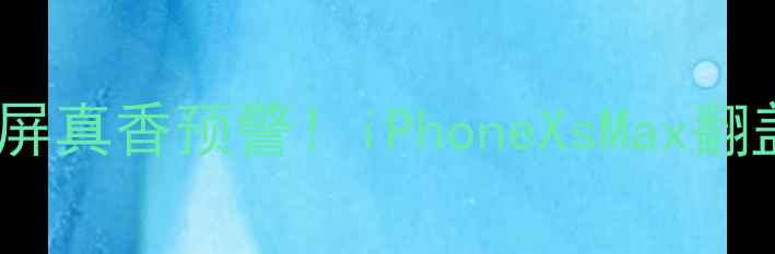 图片 苹果翻盖折叠屏真香预警！iPhoneXsMax翻盖版深度测评2