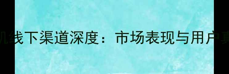 图片 锤子手机线下渠道深度：市场表现与用户真实反馈
