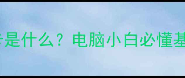 图片 集显显卡是什么？电脑小白必懂基础知识2