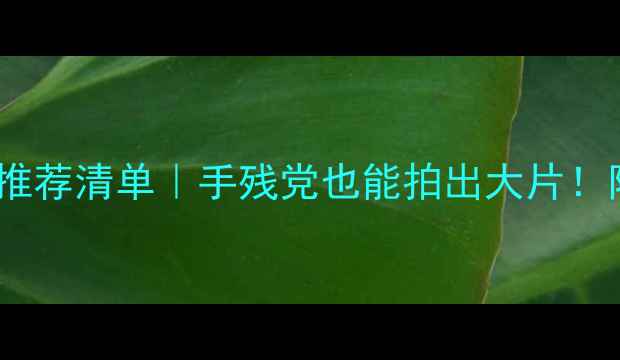 图片 高性价比相机推荐清单｜手残党也能拍出大片！附避坑指南📸2