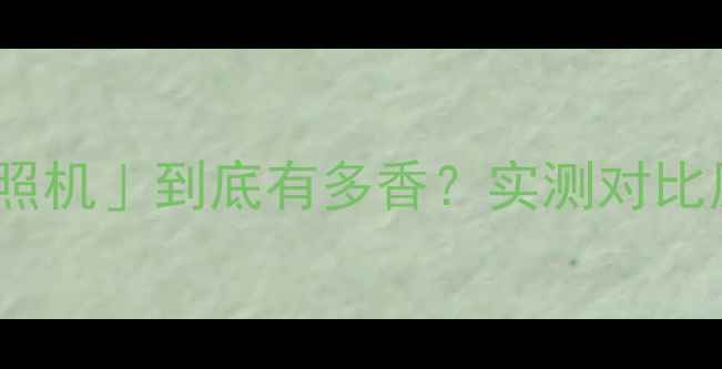 图片 魔漫相机测评这部「AI智能拍照机」到底有多香？实测对比原相机+手机APP效果大公开✨1