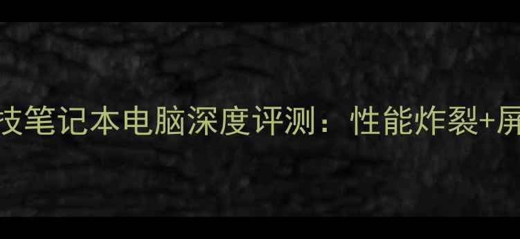 图片 🌟度神机！索尼黑科技笔记本电脑深度评测：性能炸裂+屏幕绝美+续航逆天💻1