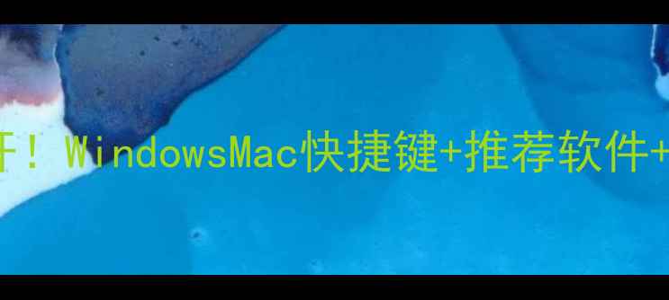 图片 💻电脑截图技巧大公开！WindowsMac快捷键+推荐软件+截图后处理全攻略✅1