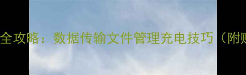 图片 📱OPPOR9连接电脑全攻略：数据传输文件管理充电技巧（附赠实用工具推荐）1
