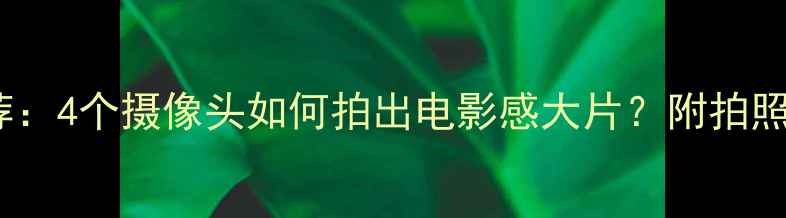 图片 📱四摄手机推荐：4个摄像头如何拍出电影感大片？附拍照技巧+选购指南