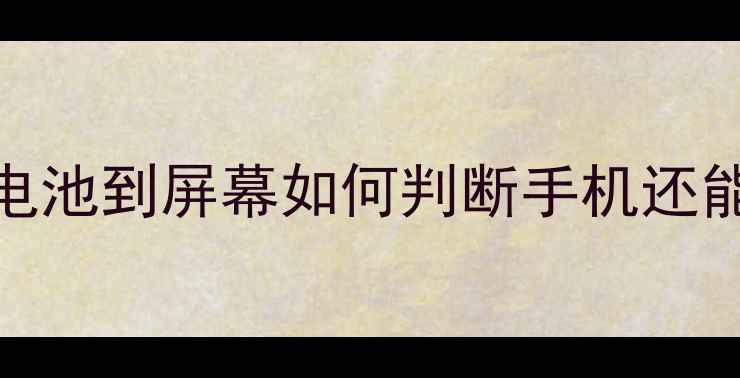 图片 📱实测1年！手机寿命全从电池到屏幕如何判断手机还能用多久？附耐用机型推荐1