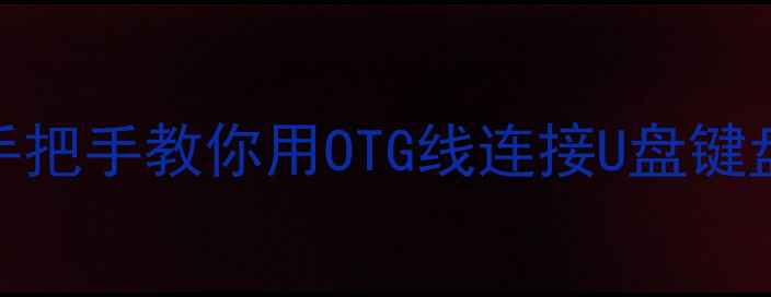 图片 📱手机OTG连接教程｜手把手教你用OTG线连接U盘键盘鼠标（附设备清单）2