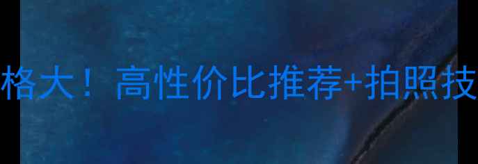 图片 📱手机摄像头价格大！高性价比推荐+拍照技巧，附选购指南