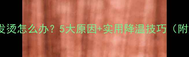 图片 📱苹果手机发烫怎么办？5大原因+实用降温技巧（附解决教程）1