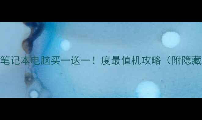 苹果笔记本电脑买一送一度最值机攻略附隐藏福利