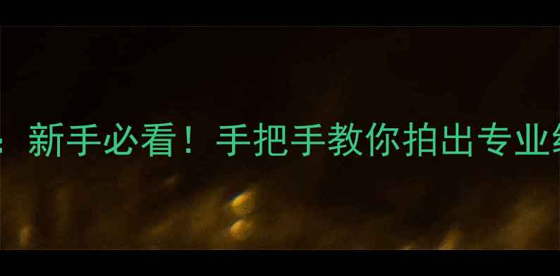 图片 📸佳能相机拍照设置全攻略：新手必看！手把手教你拍出专业级照片（附菜单显示图解）1