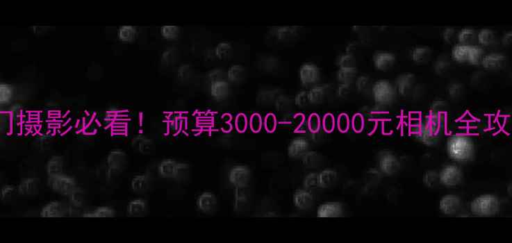 图片 📸入门摄影必看！预算3000-20000元相机全攻略🎯1