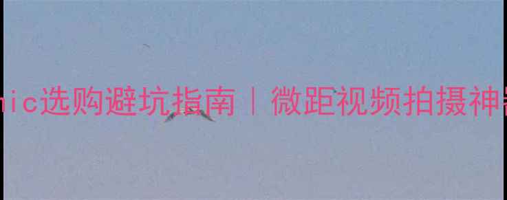 图片 📸尼康相机mic选购避坑指南｜微距视频拍摄神器全攻略✨1