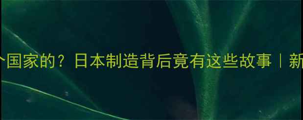 图片 📸尼康相机是哪个国家的？日本制造背后竟有这些故事｜新手必看全攻略🔥1