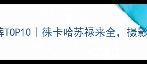 图片 📸德国经典相机品牌TOP10｜徕卡哈苏禄来全，摄影小白必看选购攻略2