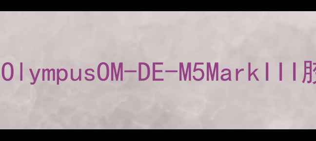 图片 📸我的宝藏相机！OlympusOM-DE-M5MarkIII胶片模拟模式测评1