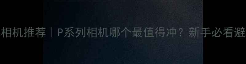 图片 📸最佳相机推荐｜P系列相机哪个最值得冲？新手必看避坑指南