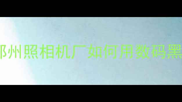 图片 📸郑州老厂逆袭！郑州照相机厂如何用数码黑科技征服年轻人🔥2