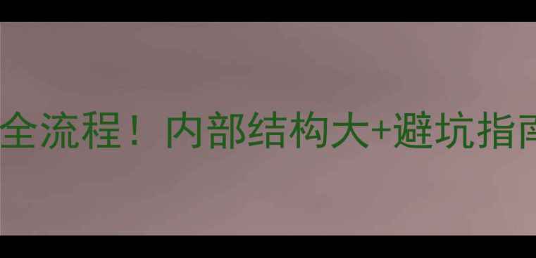 图片 🔥手机后壳拆解全流程！内部结构大+避坑指南（附高清图）1