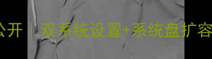 图片 🔥笔记本电脑分区技巧大公开｜双系统设置+系统盘扩容保姆级教程（小白必看）2