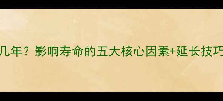 图片 🔥组装电脑能用几年？影响寿命的五大核心因素+延长技巧（附选购指南）
